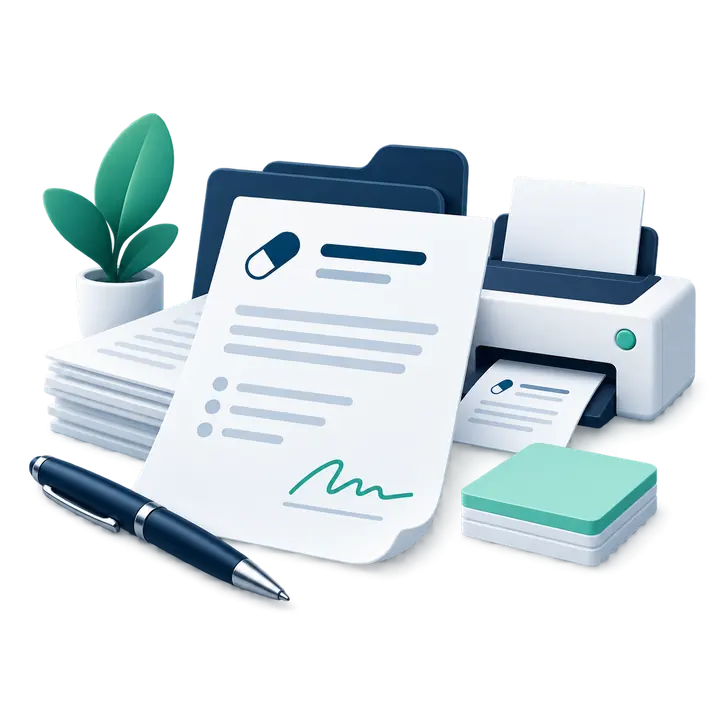 Illustration de Ordonnances & documents